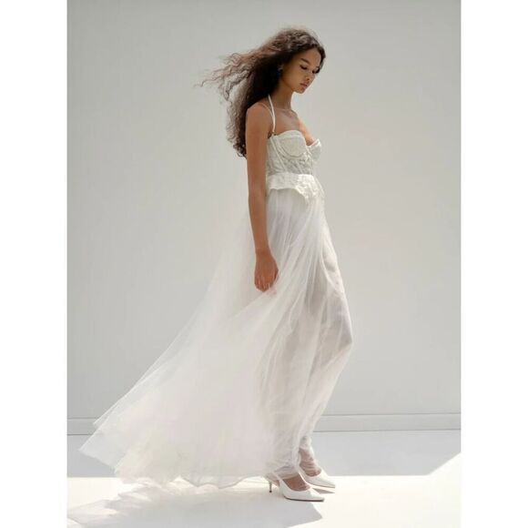 For Love & Lemons Lily Bridal Gown Dress - Picture 3 of 15